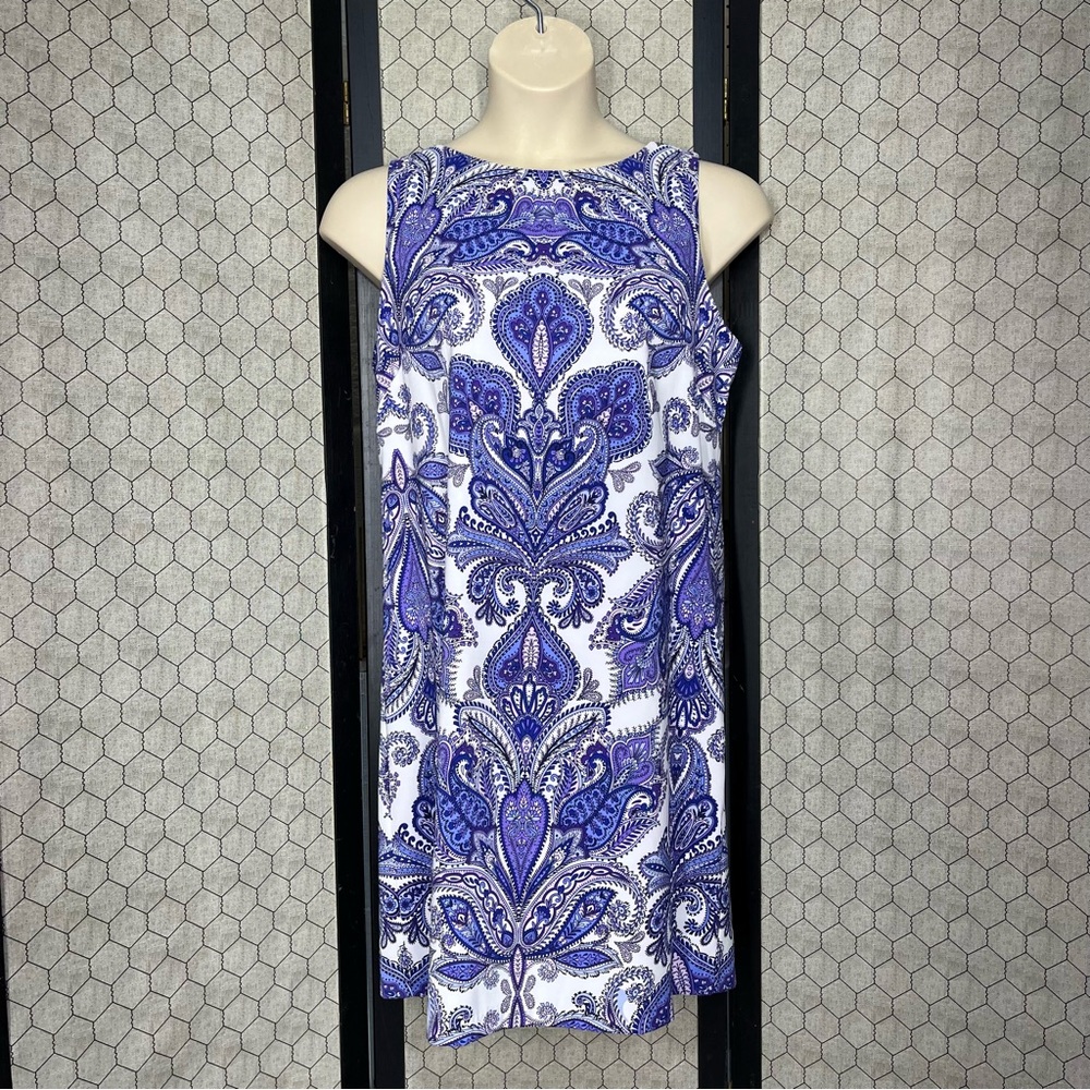 AGB Dress Paisley Print Sheath Dress